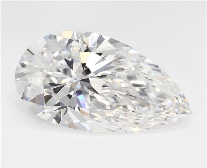 3.09 CT Pear Lab-Grown Diamond Surrey Vancouver Canada Langley Burnaby Richmond