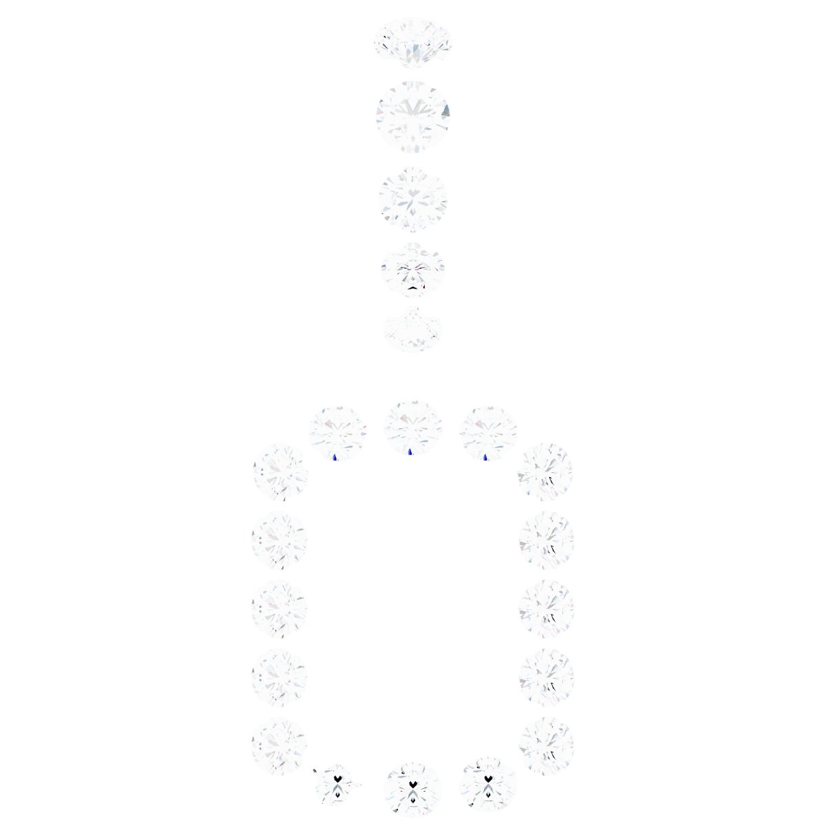 14k White Gold
