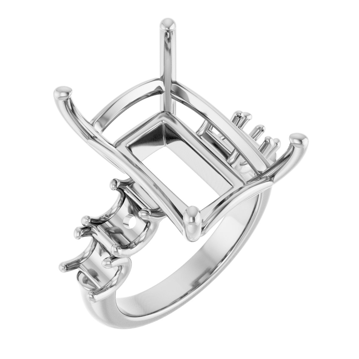 Accented Engagement Ring