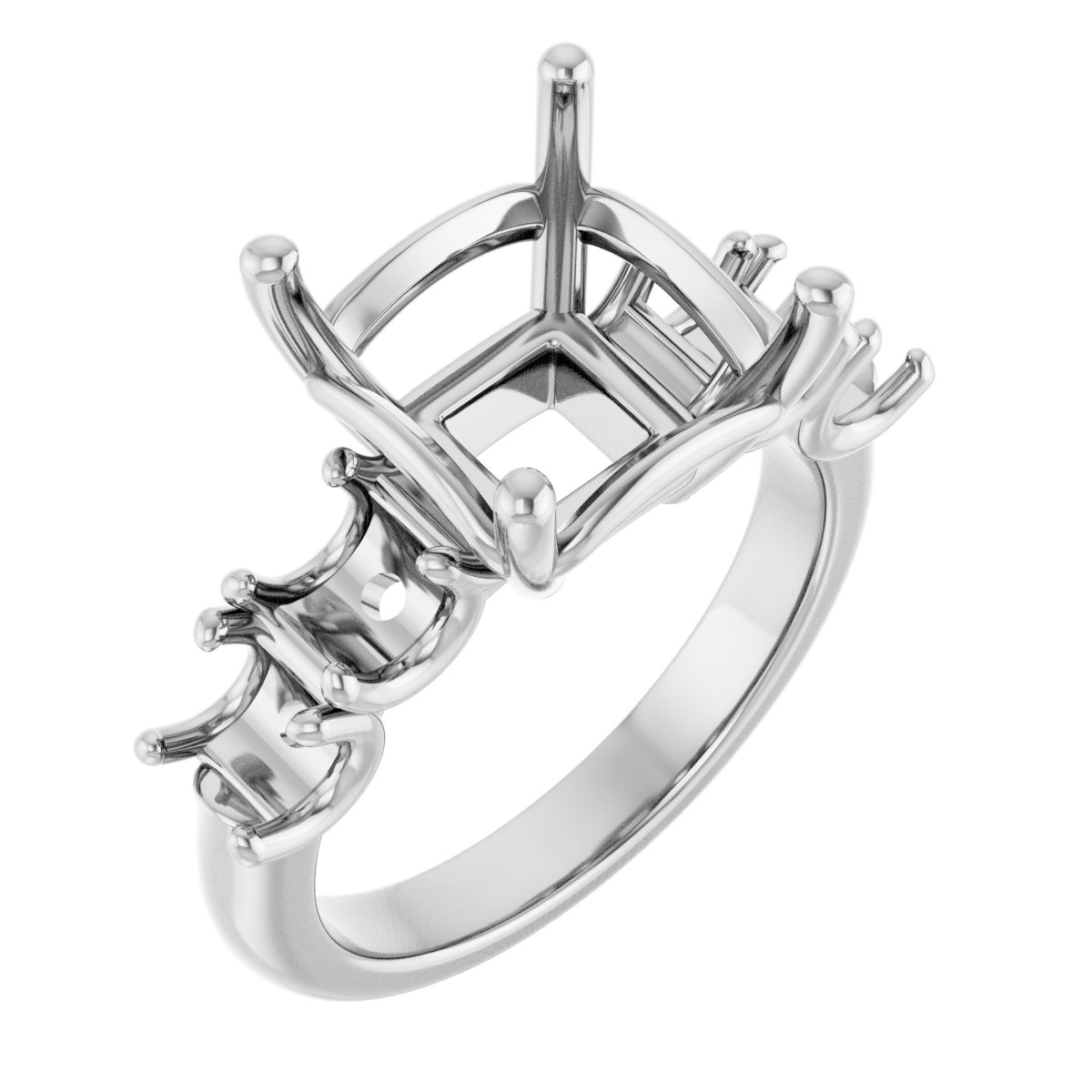Accented Engagement Ring