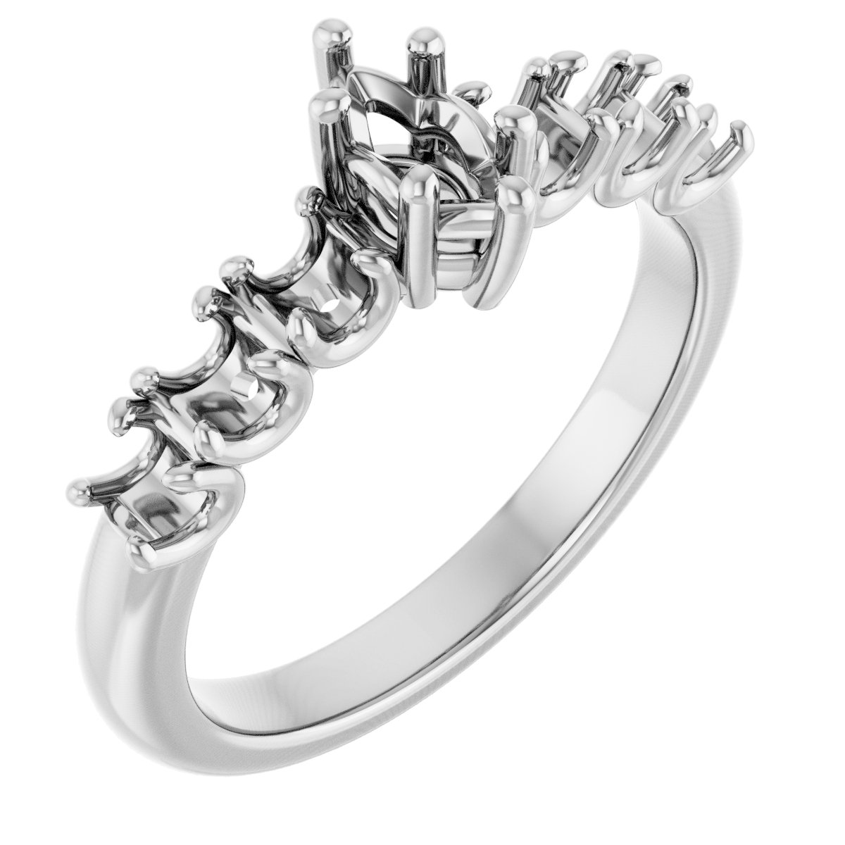 Accented Engagement Ring