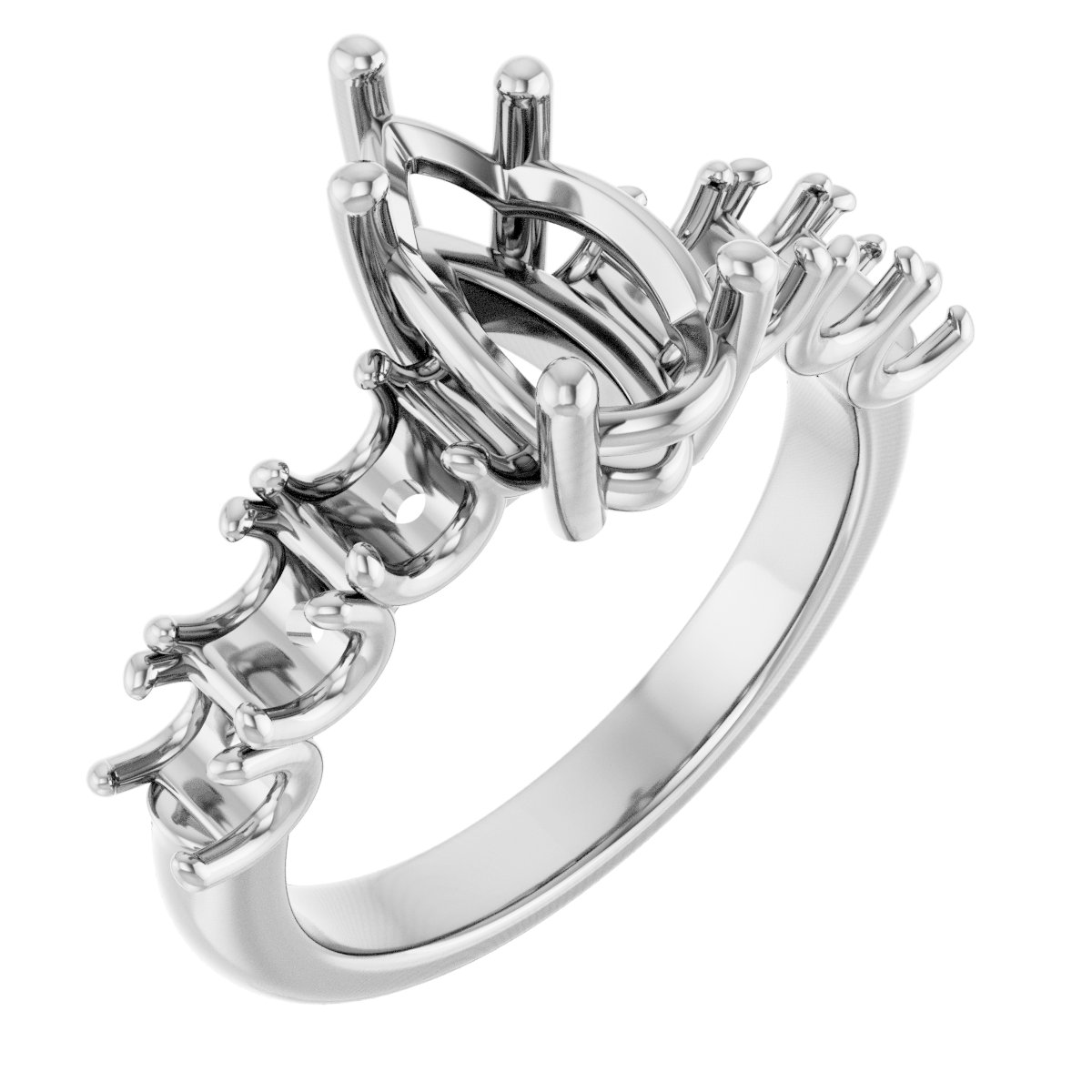 Accented Engagement Ring