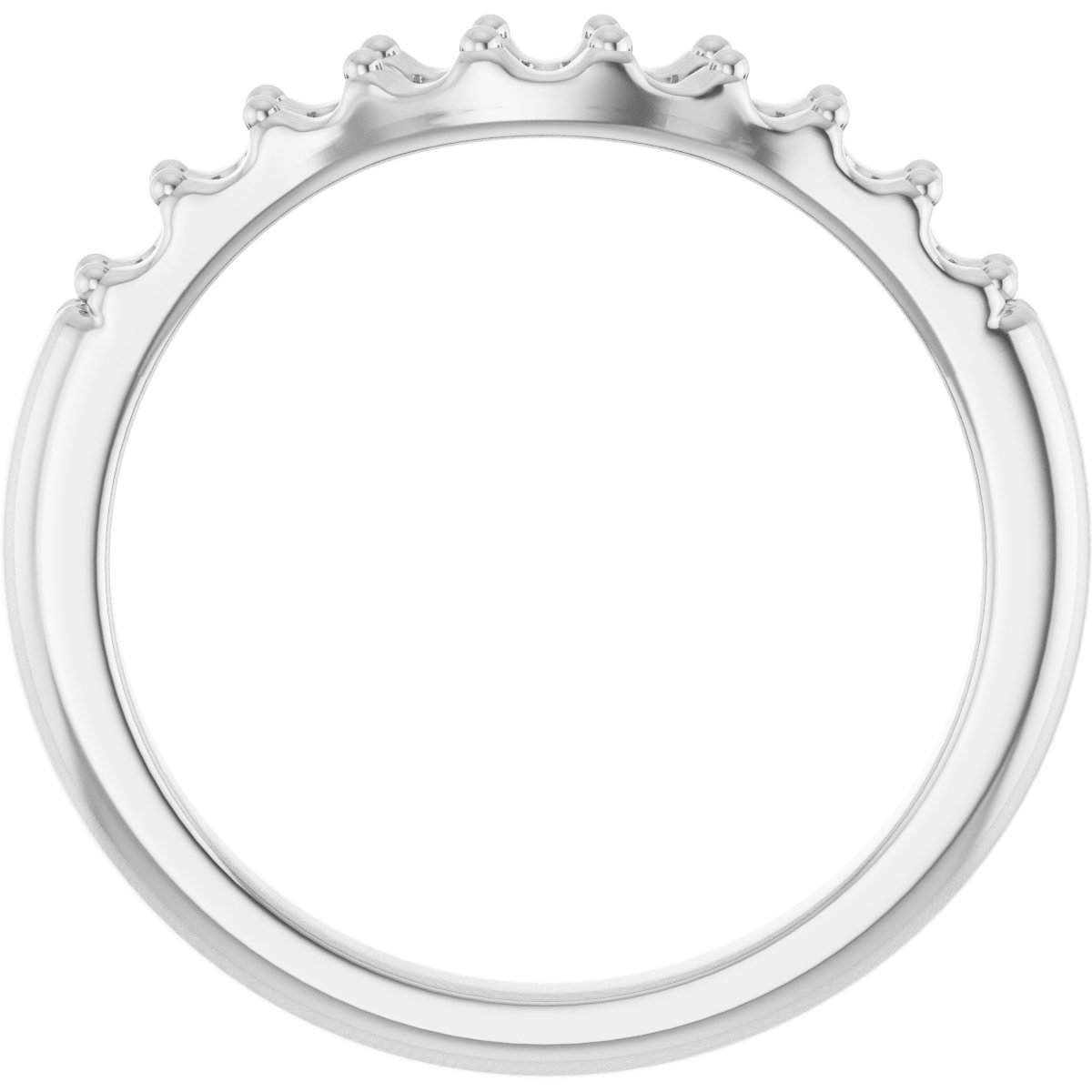 Band Mounting for 8.2 mm Round Ring view 2