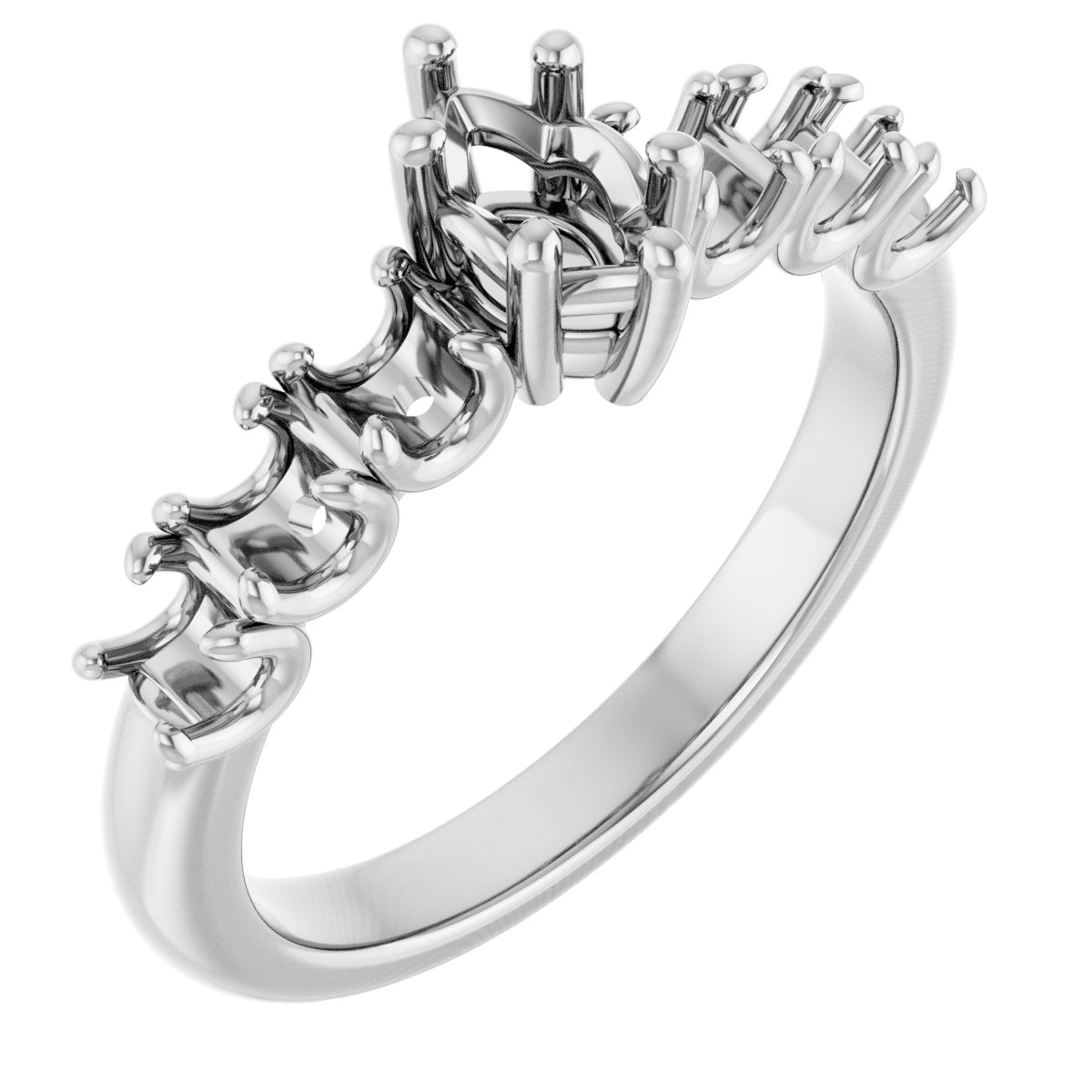 Accented Engagement Ring