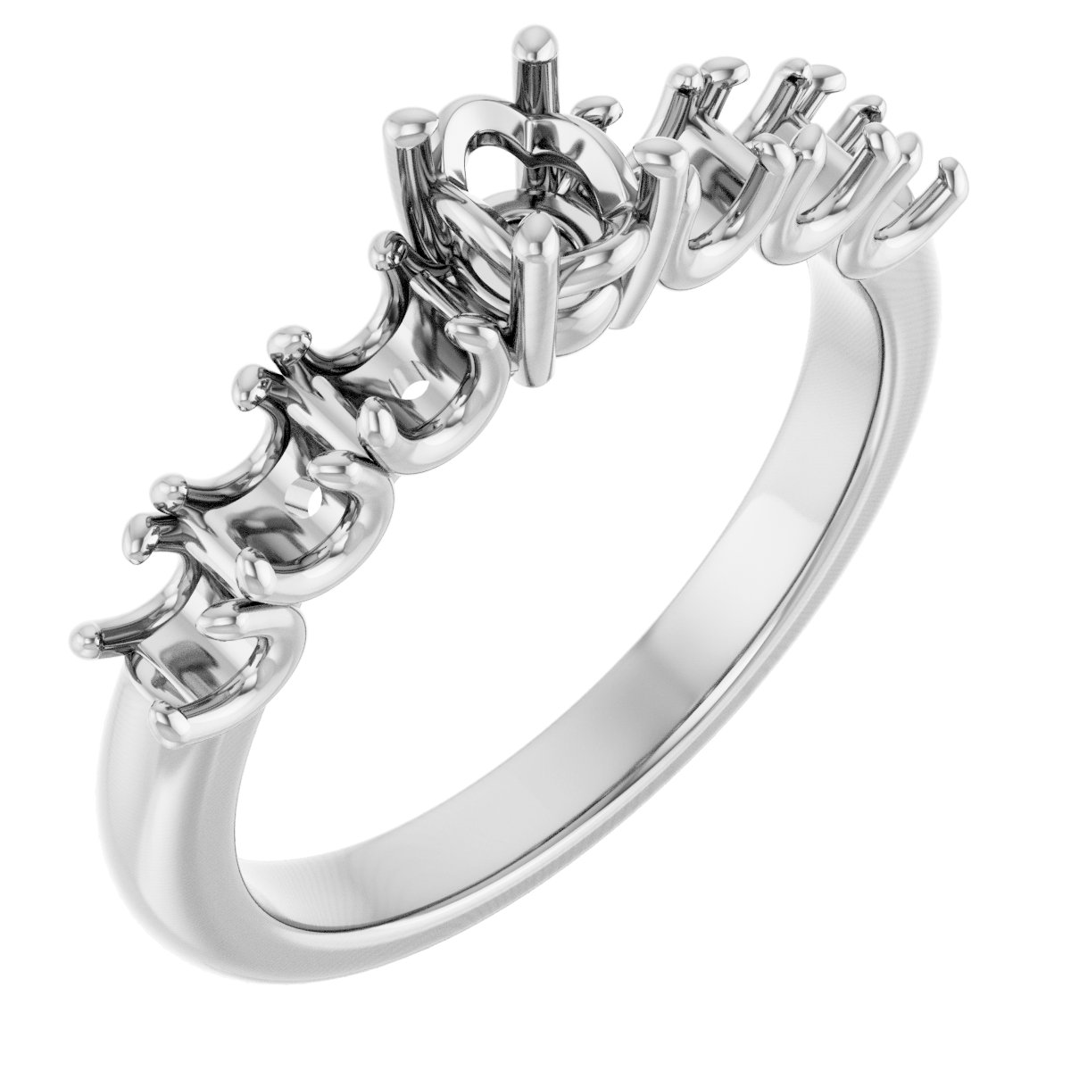 Accented Engagement Ring