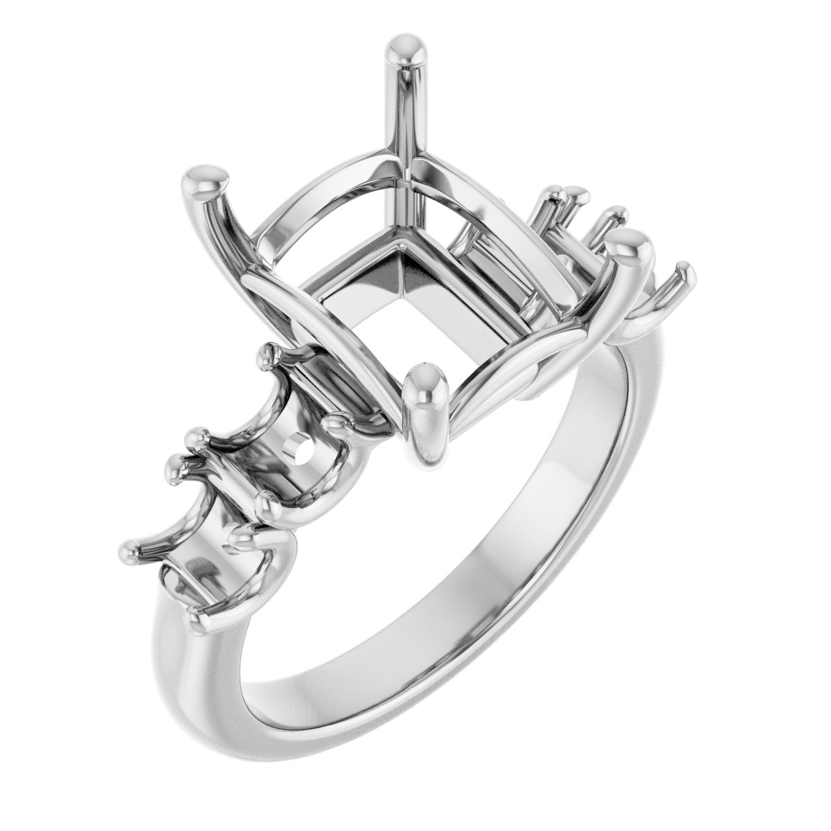 Accented Engagement Ring