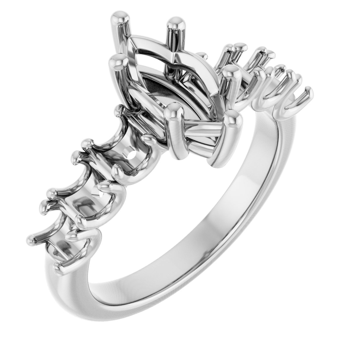 Accented Engagement Ring