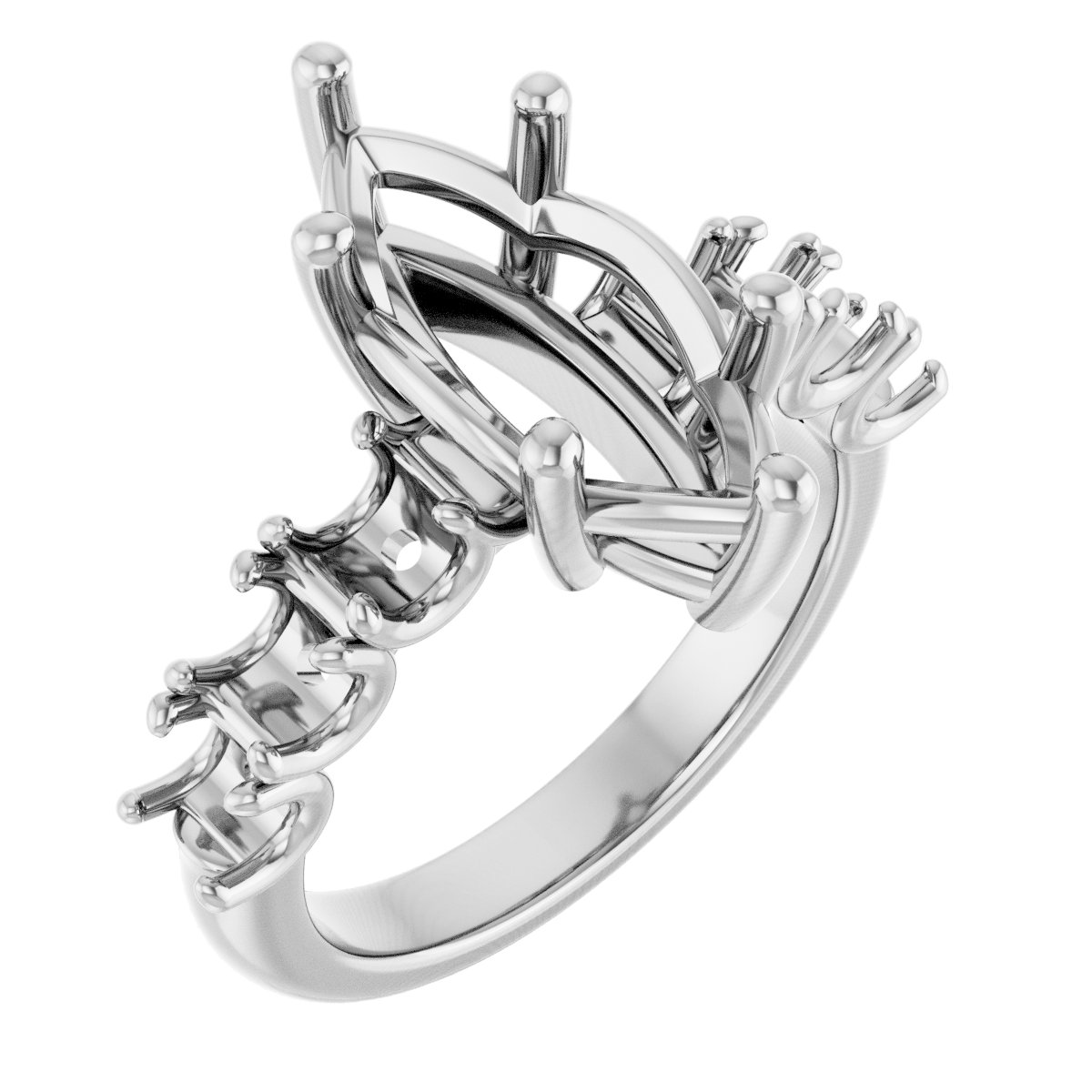 Accented Engagement Ring