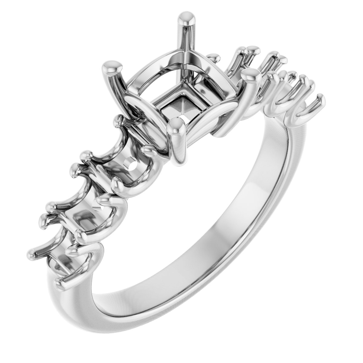 Accented Engagement Ring
