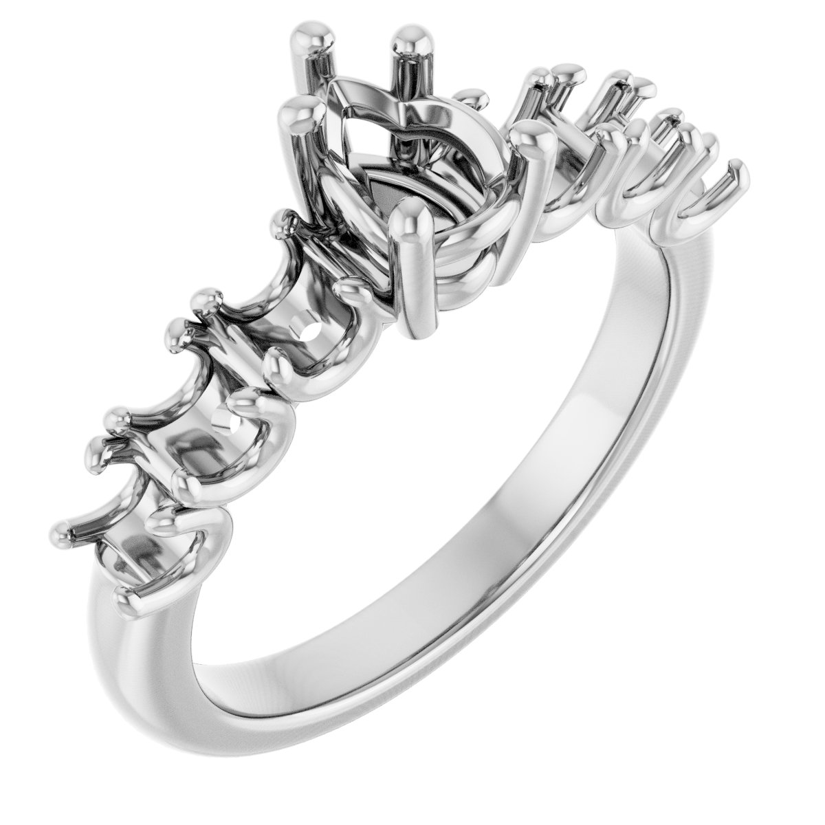 Accented Engagement Ring