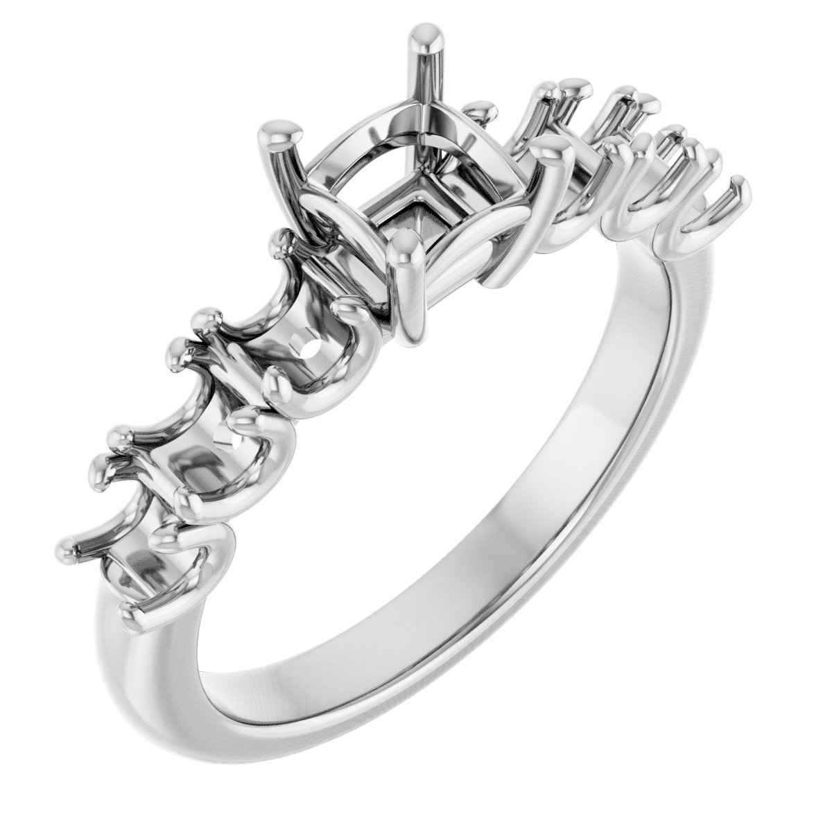Accented Engagement Ring