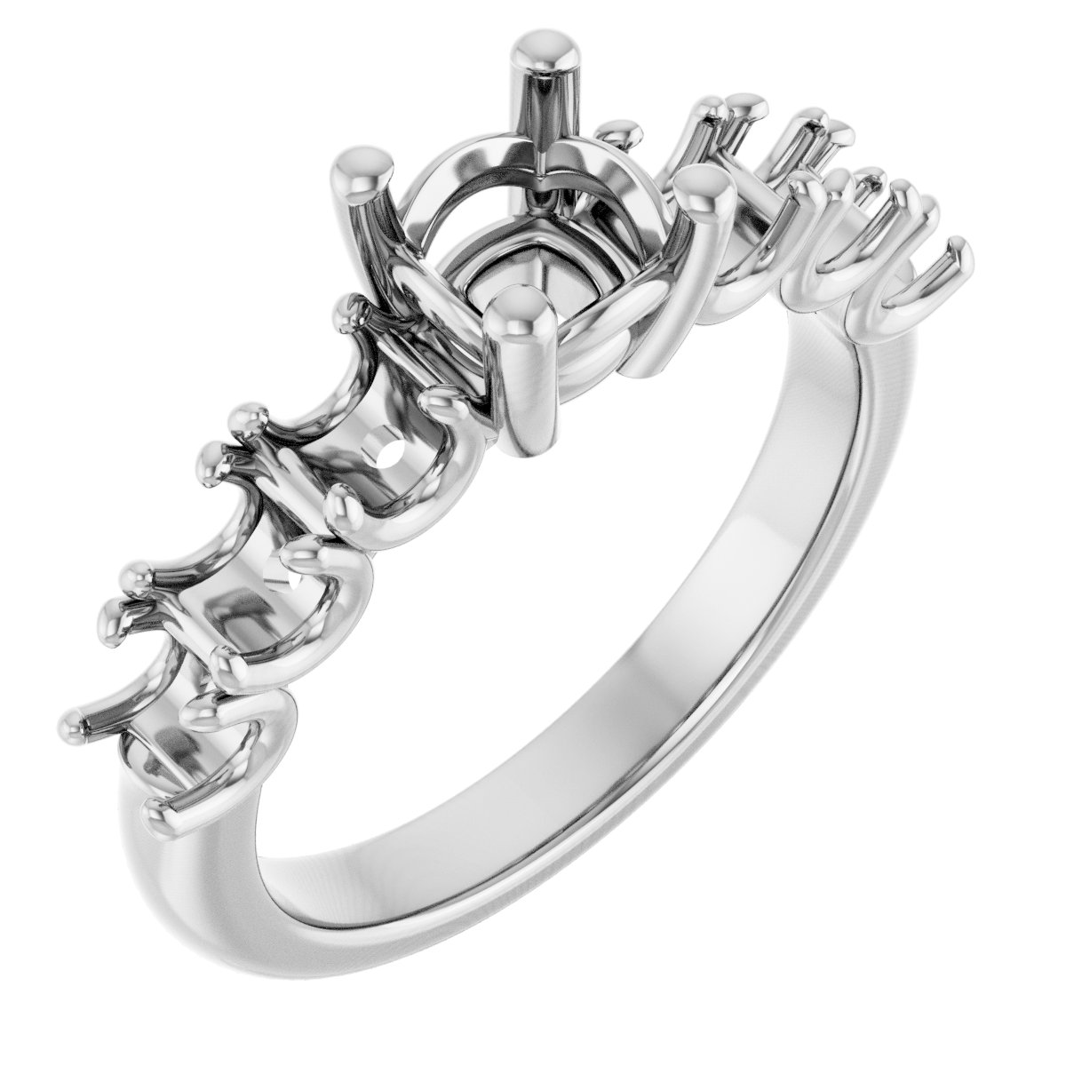Accented Engagement Ring