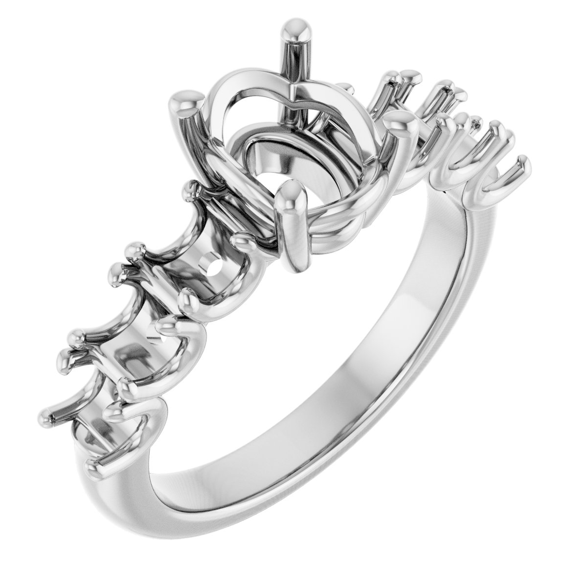 Accented Engagement Ring