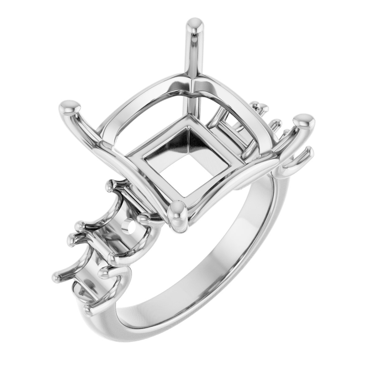 Accented Engagement Ring