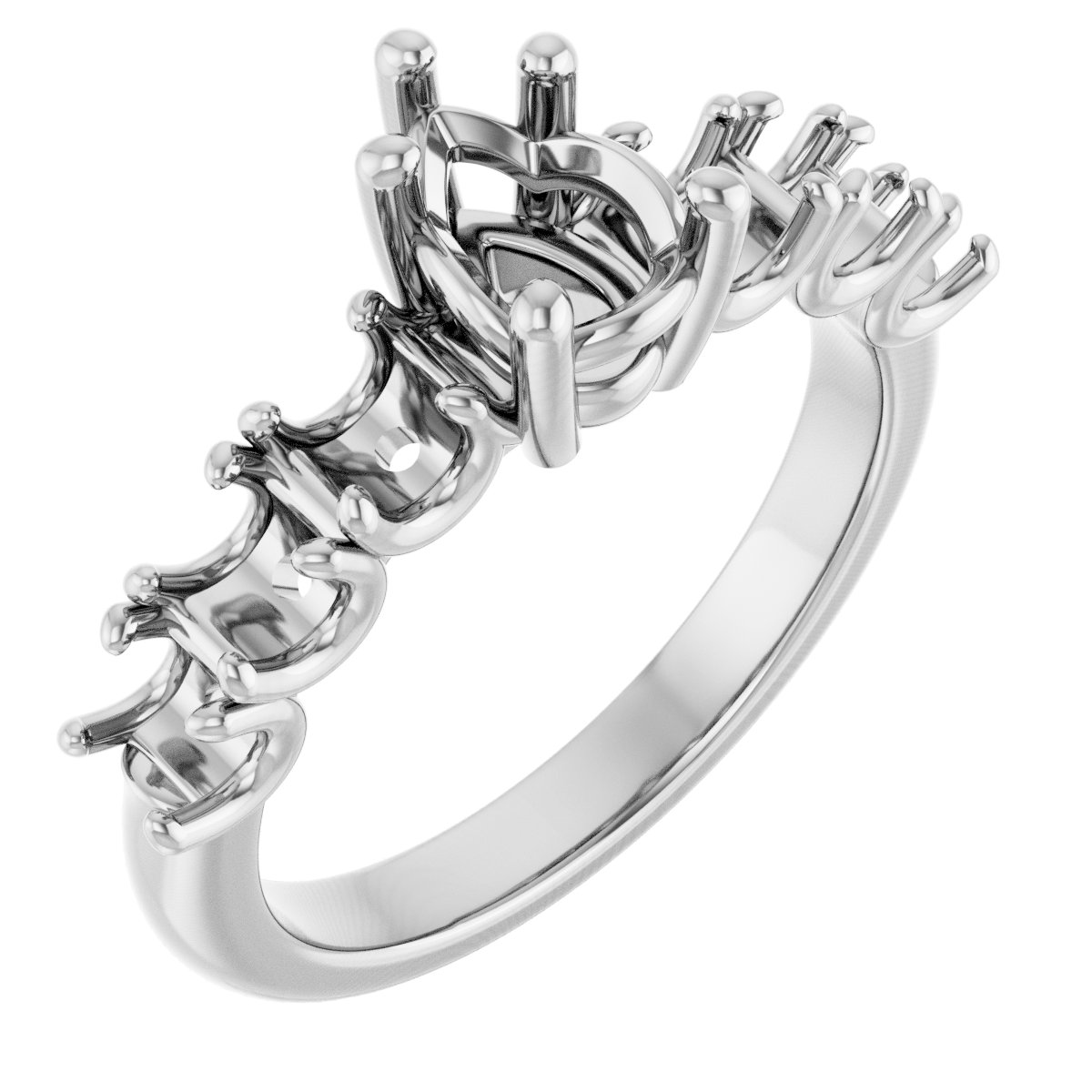 Accented Engagement Ring