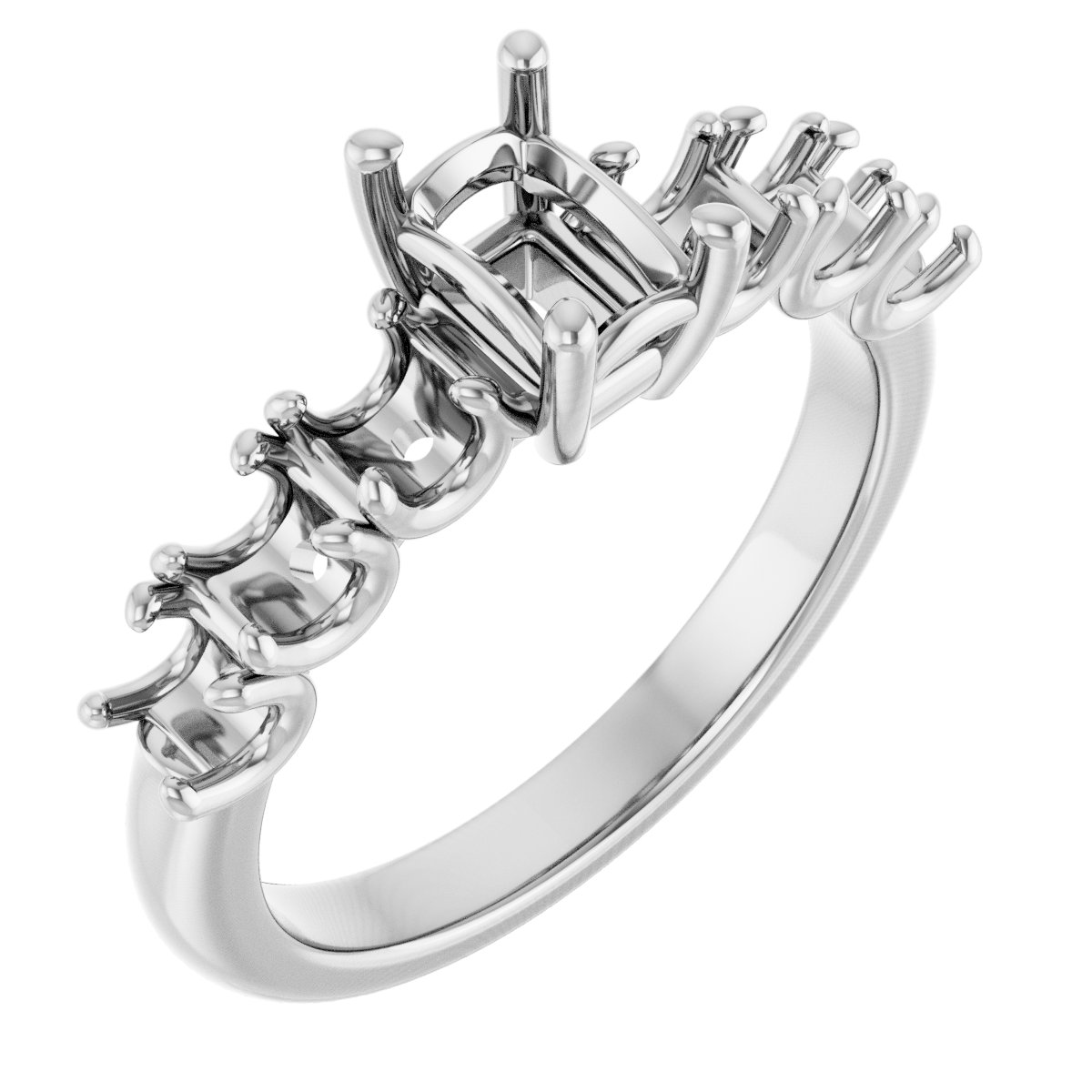 Accented Engagement Ring