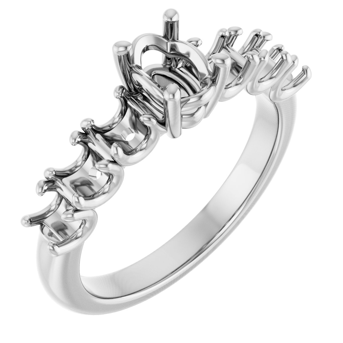 Accented Engagement Ring