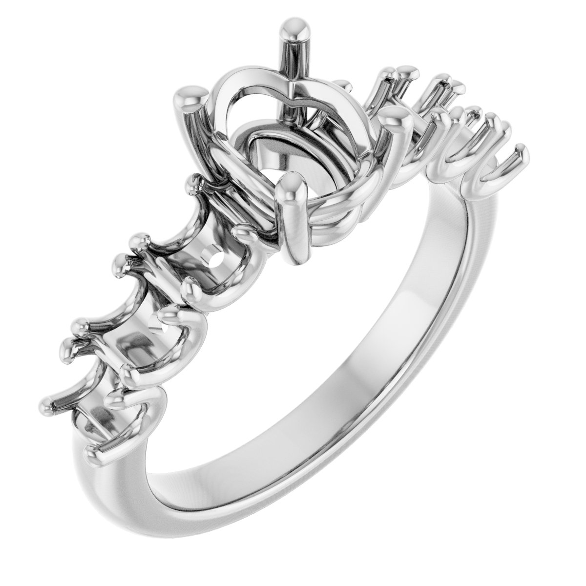 Accented Engagement Ring