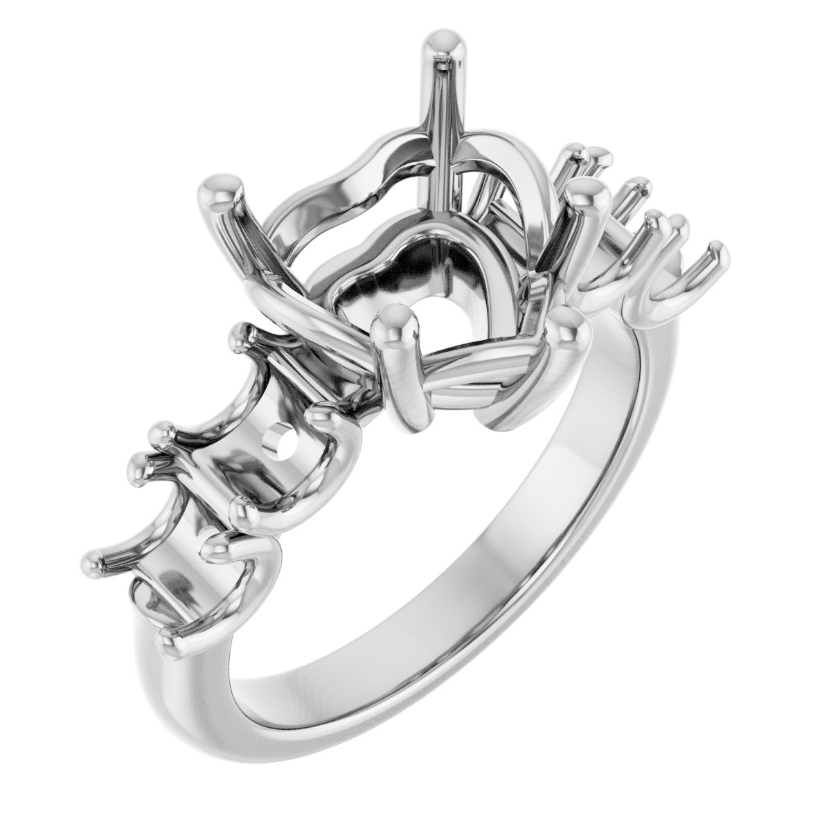 Accented Engagement Ring