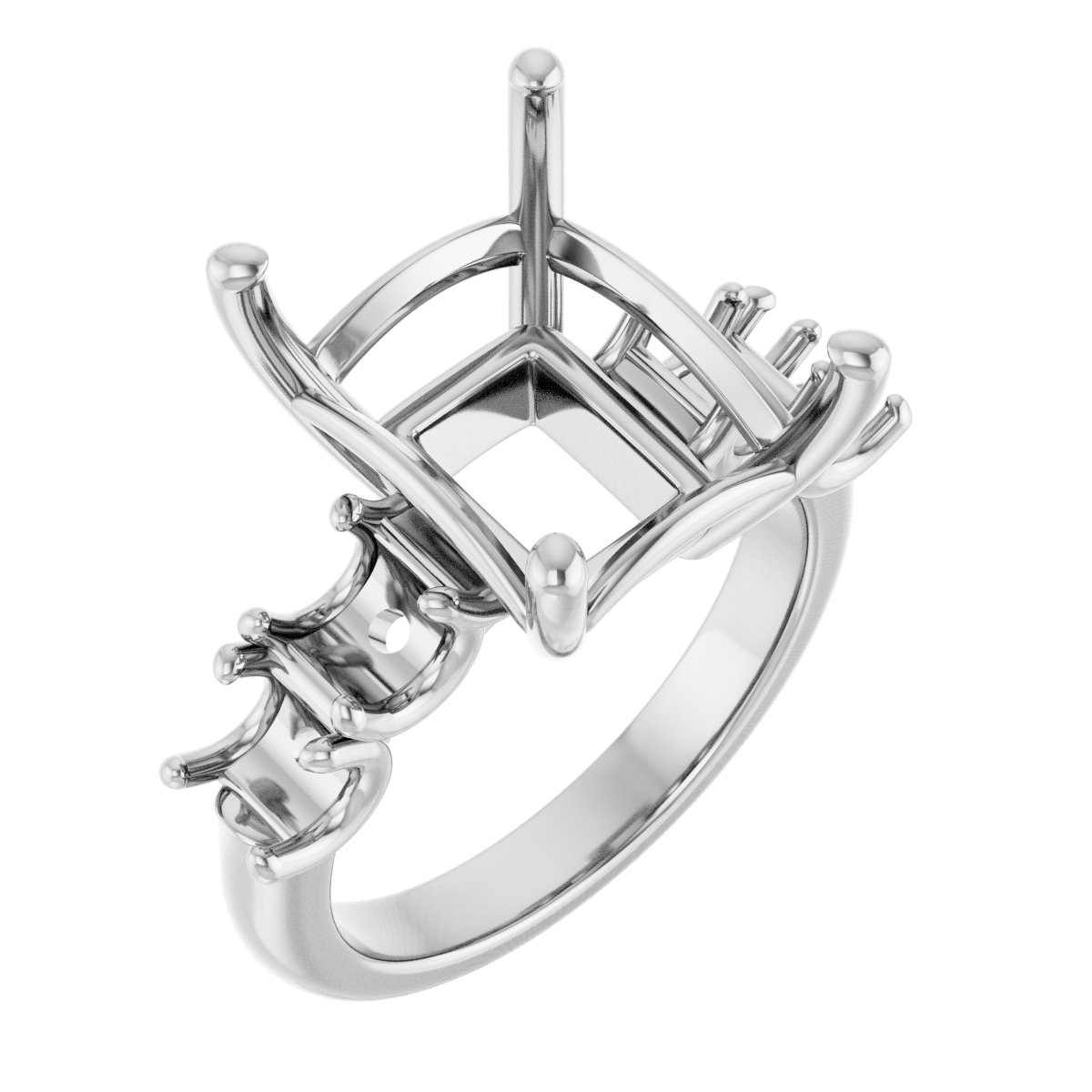 Accented Engagement Ring