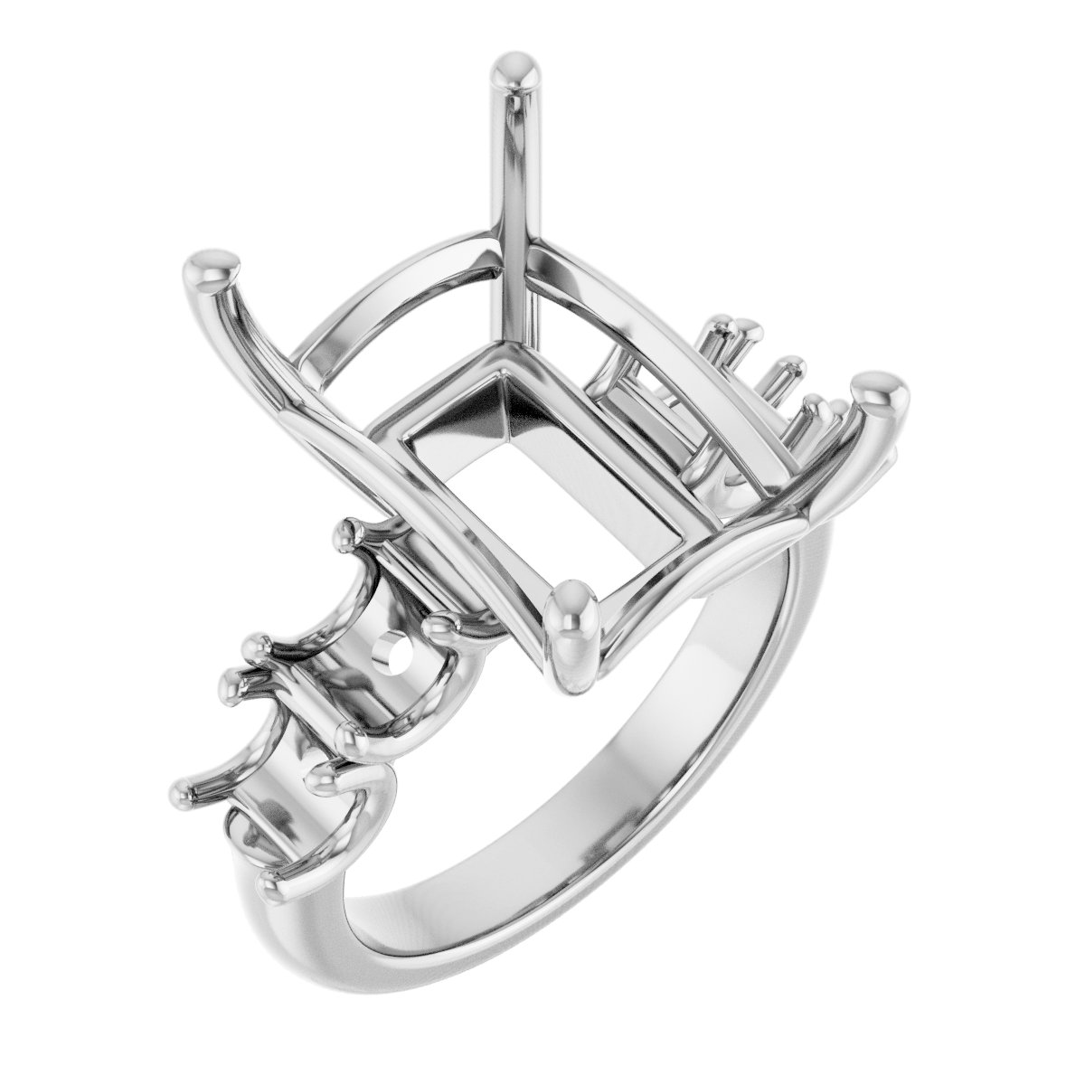 Accented Engagement Ring