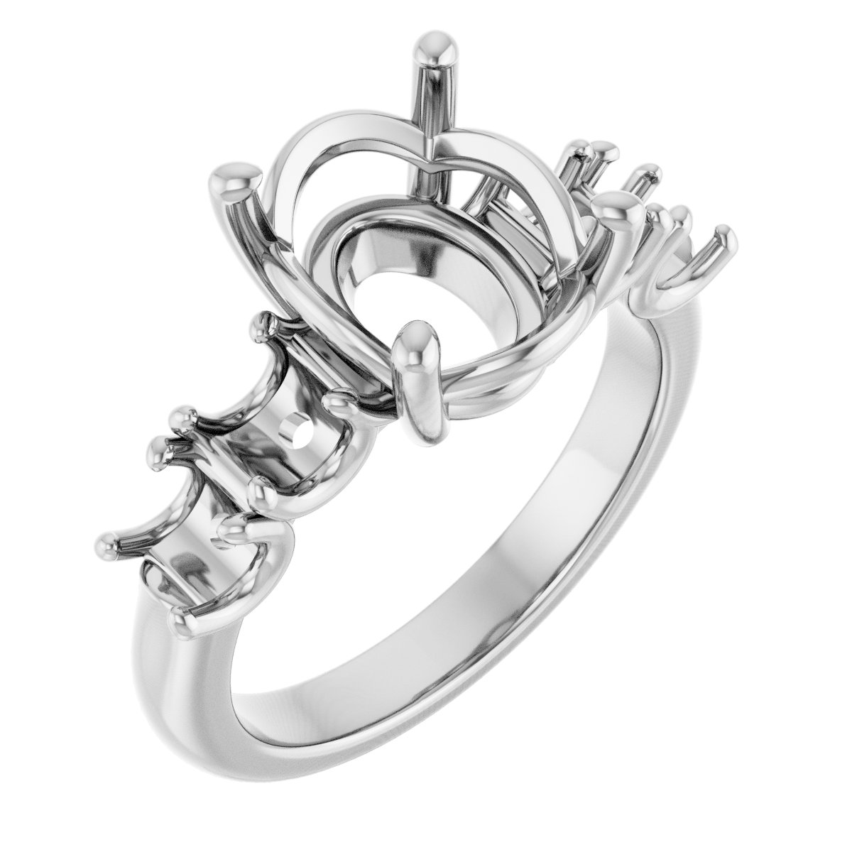 Accented Engagement Ring