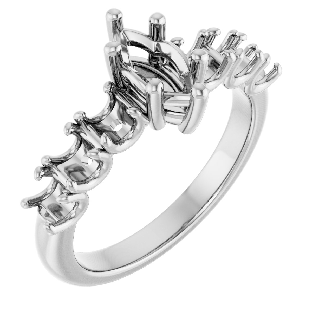 Accented Engagement Ring