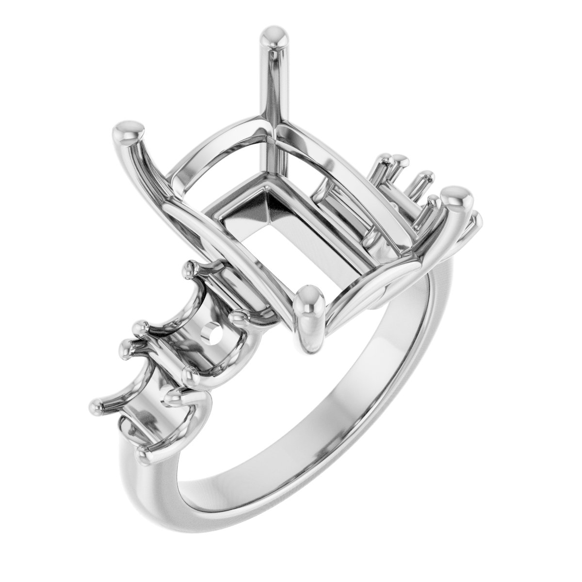 Accented Engagement Ring