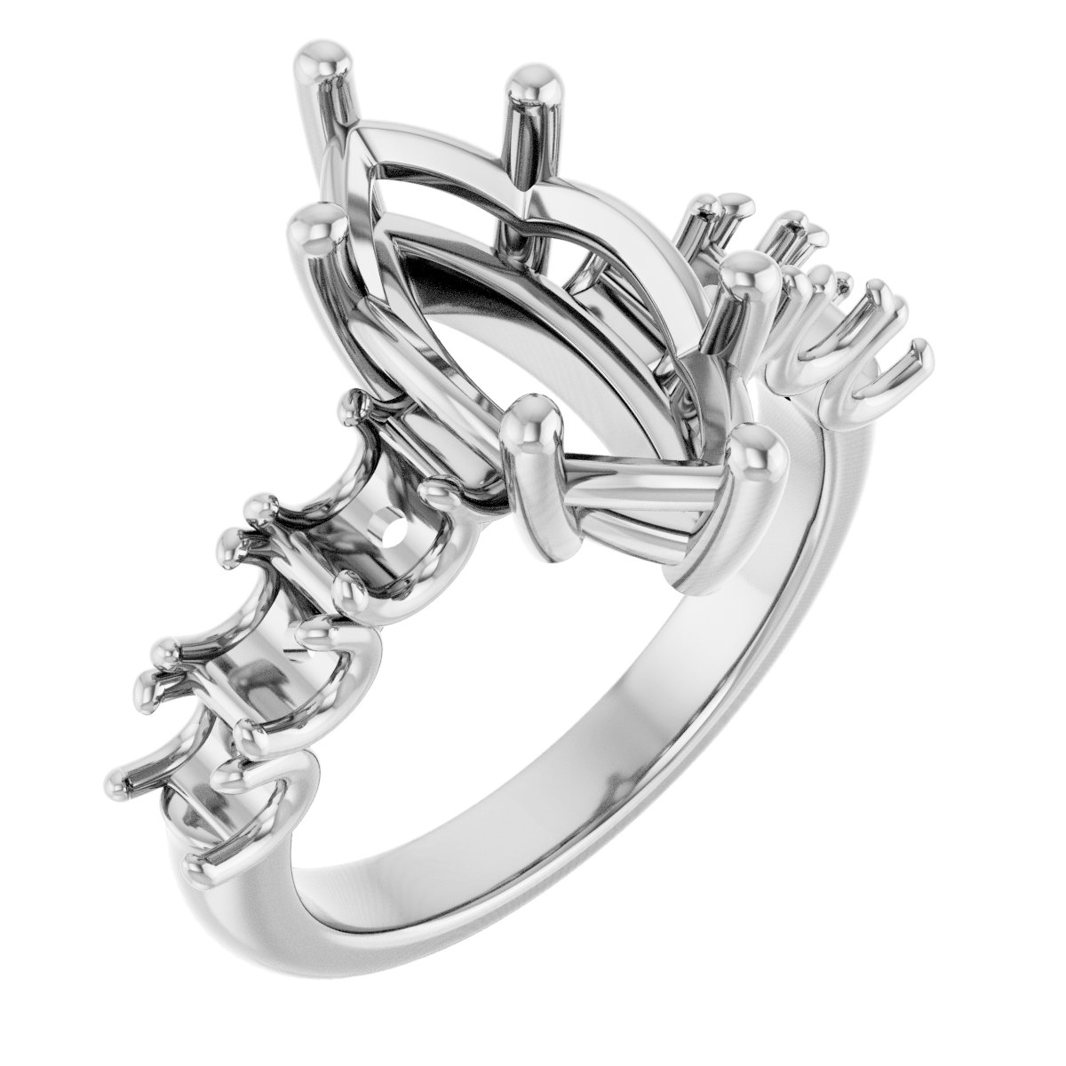 Accented Engagement Ring