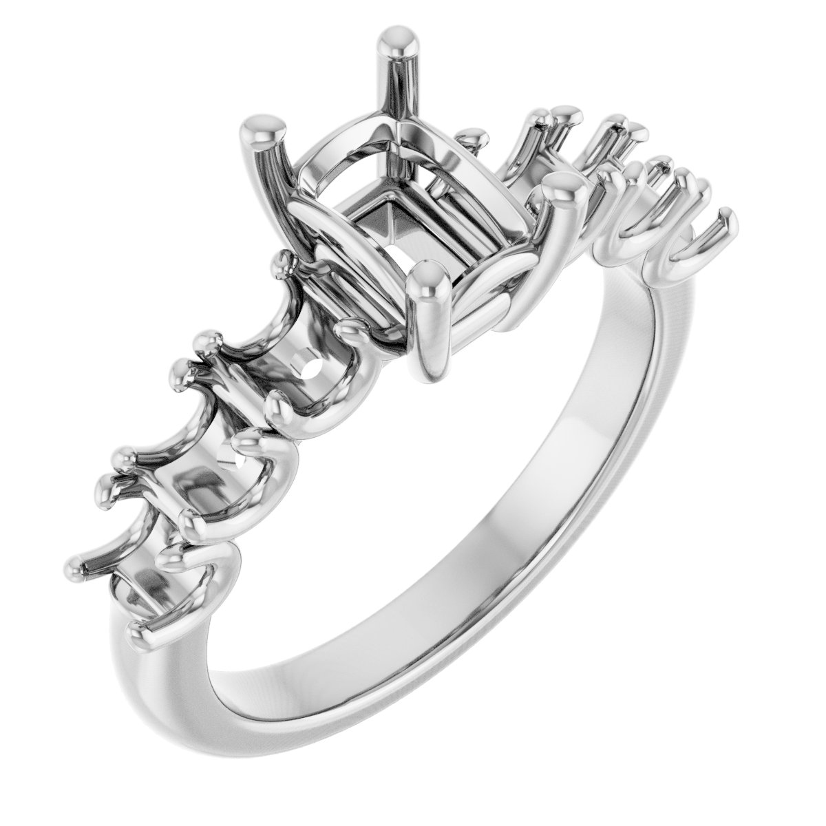 Accented Engagement Ring