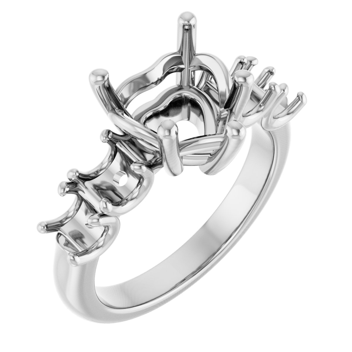 Accented Engagement Ring