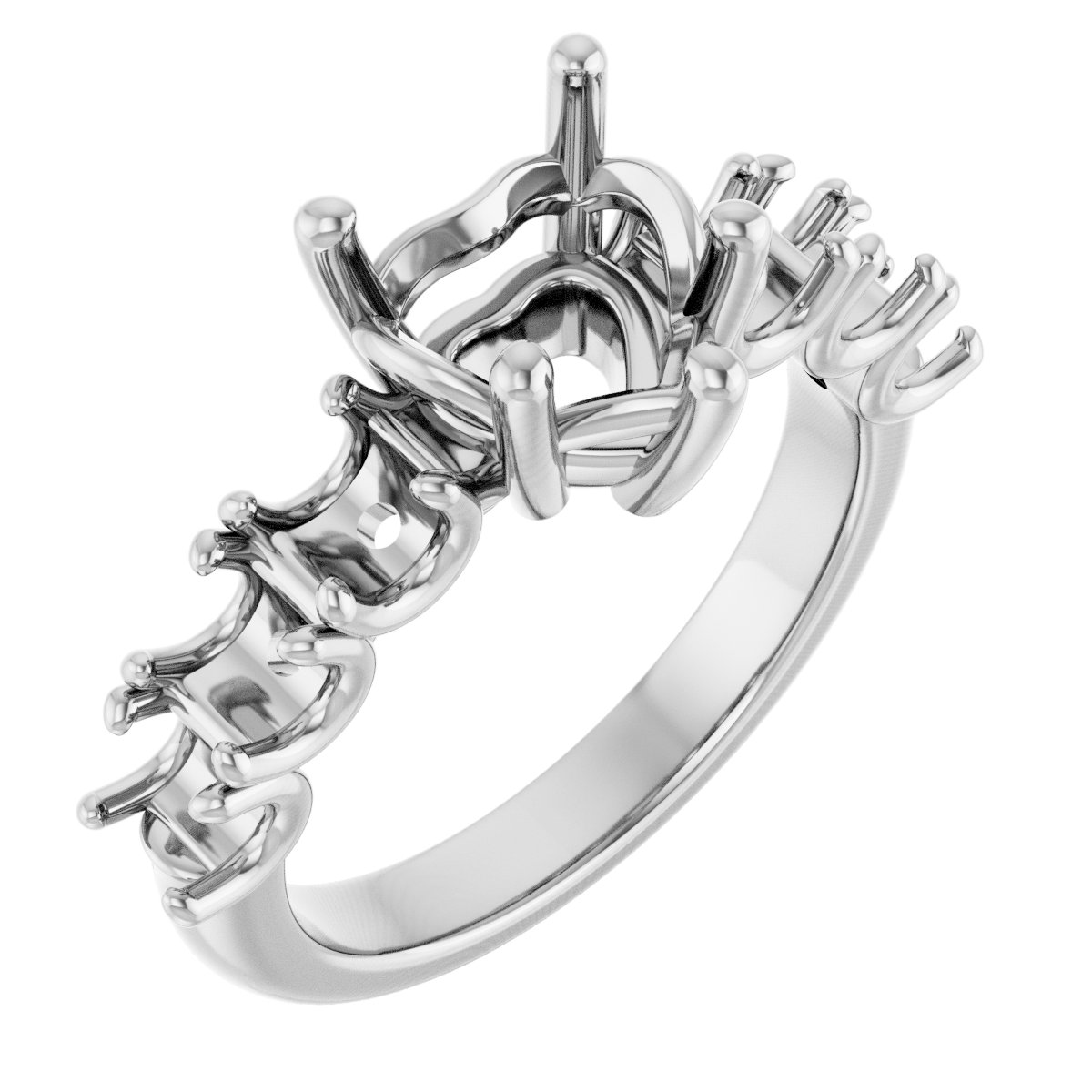 Accented Engagement Ring