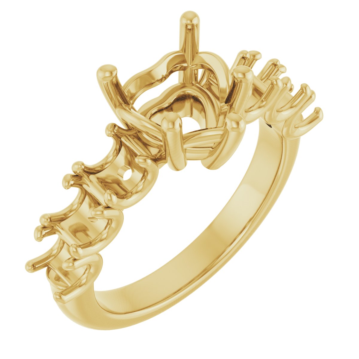 Accented Engagement Ring