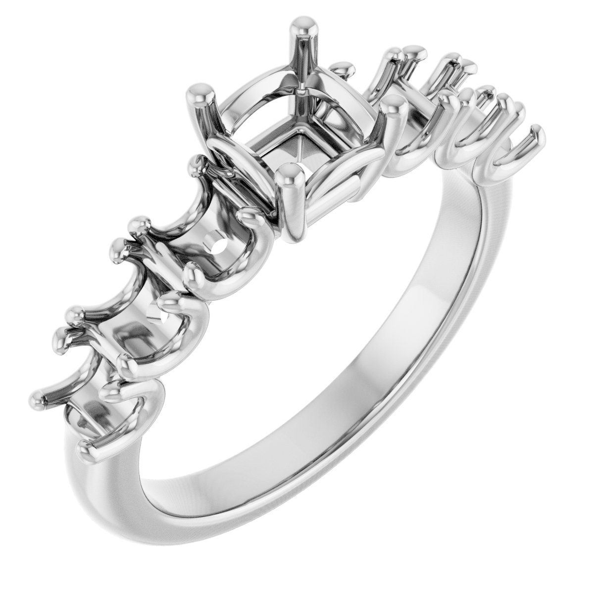 Accented Engagement Ring