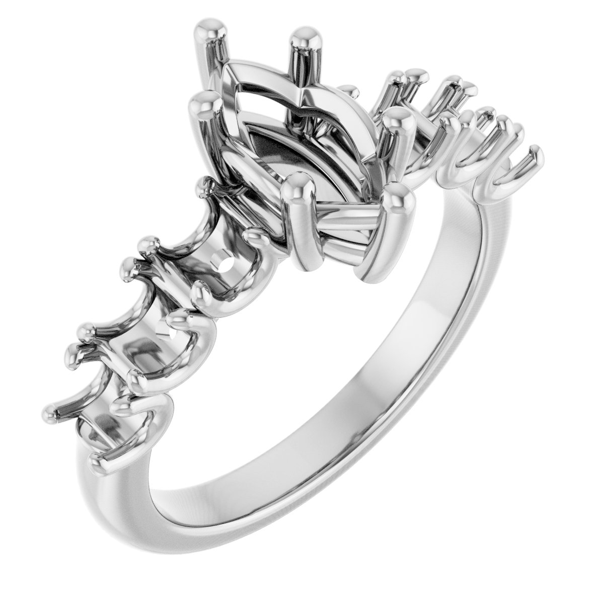 Accented Engagement Ring