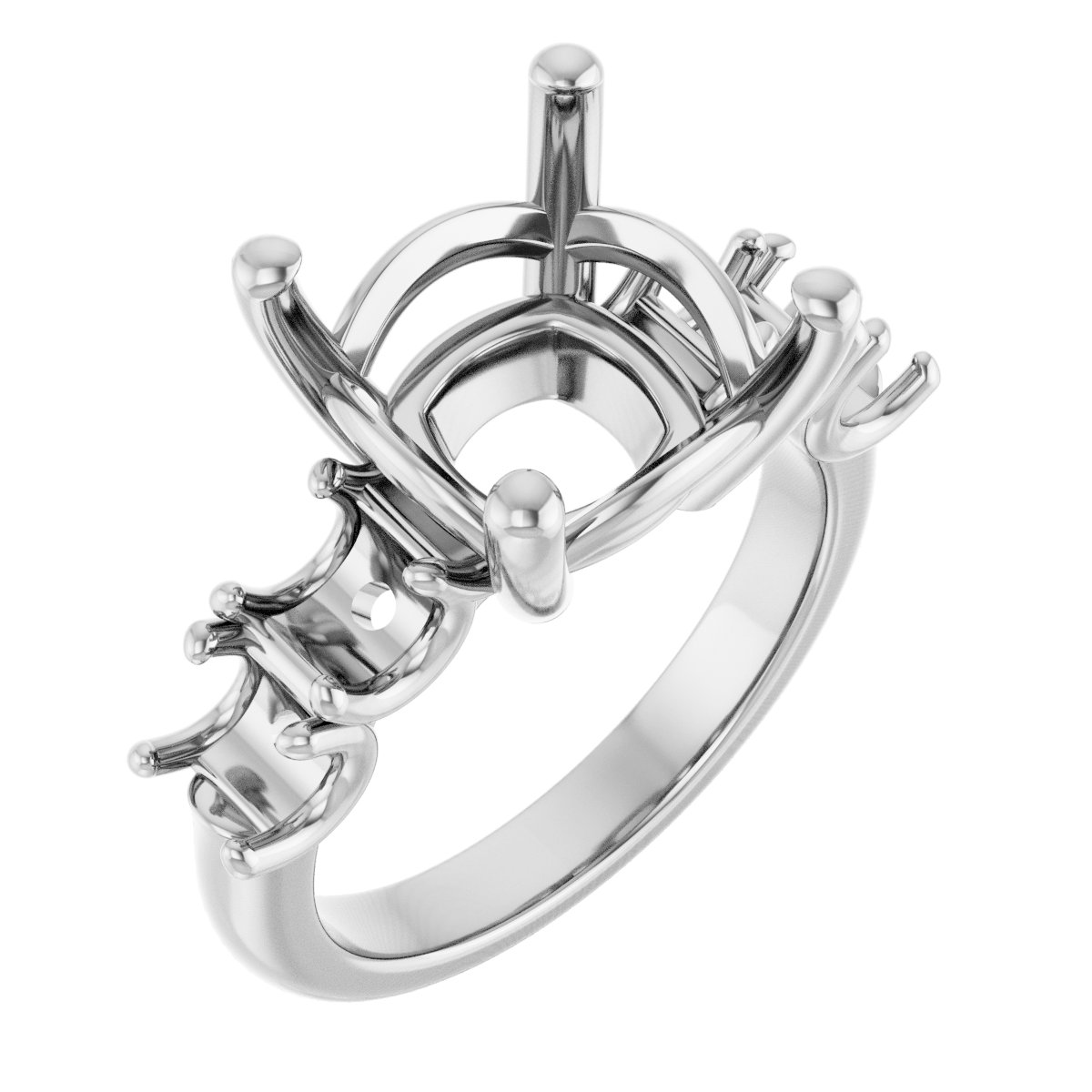 Accented Engagement Ring