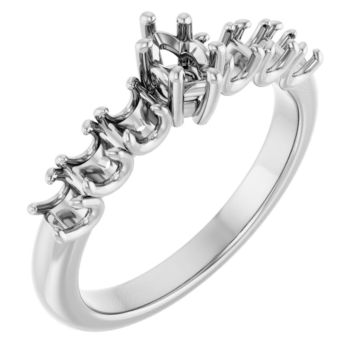 Accented Engagement Ring