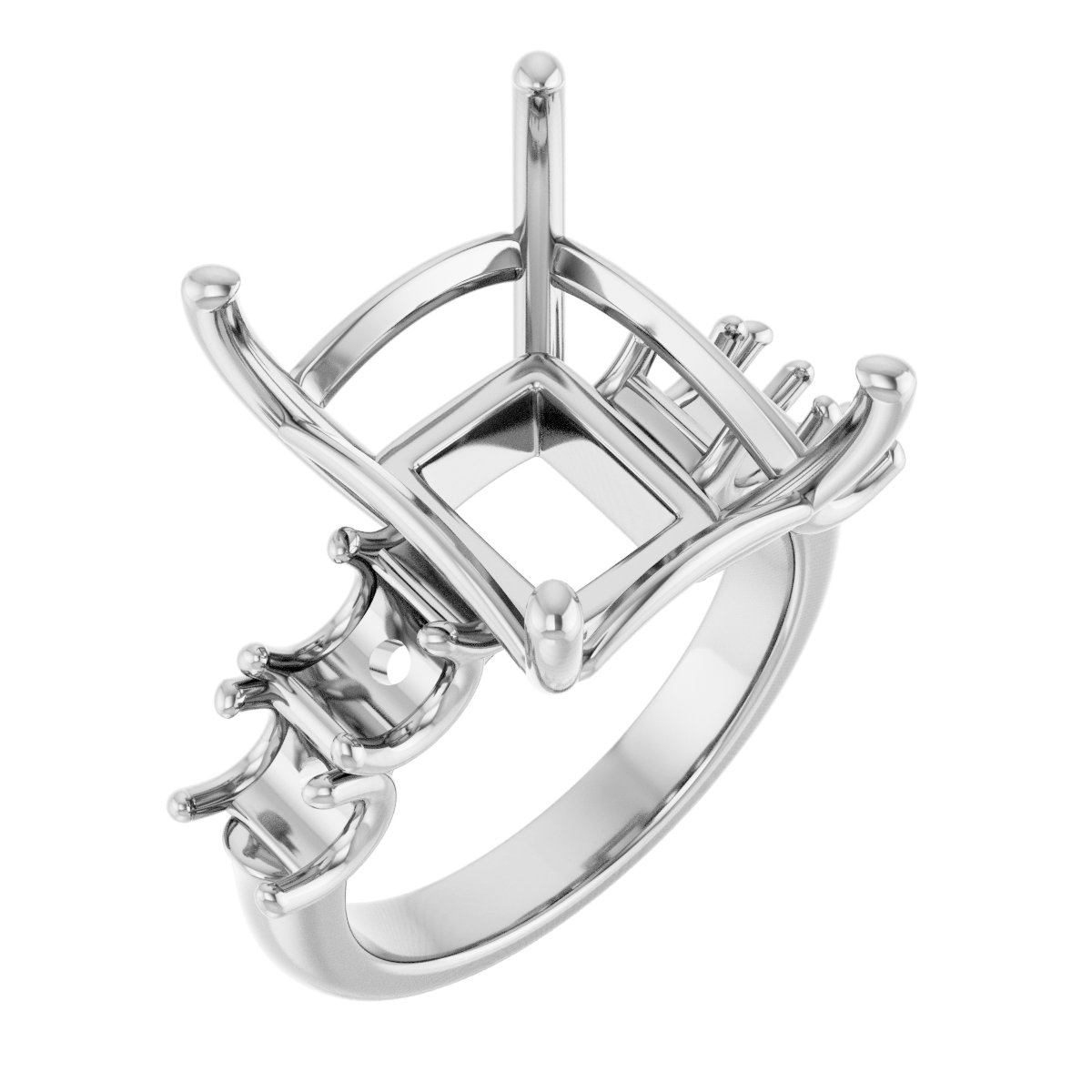 Accented Engagement Ring