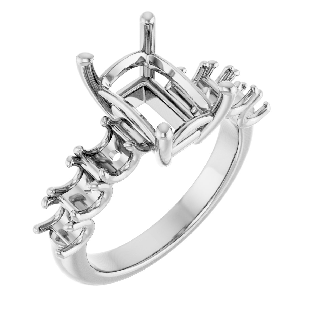 Accented Engagement Ring