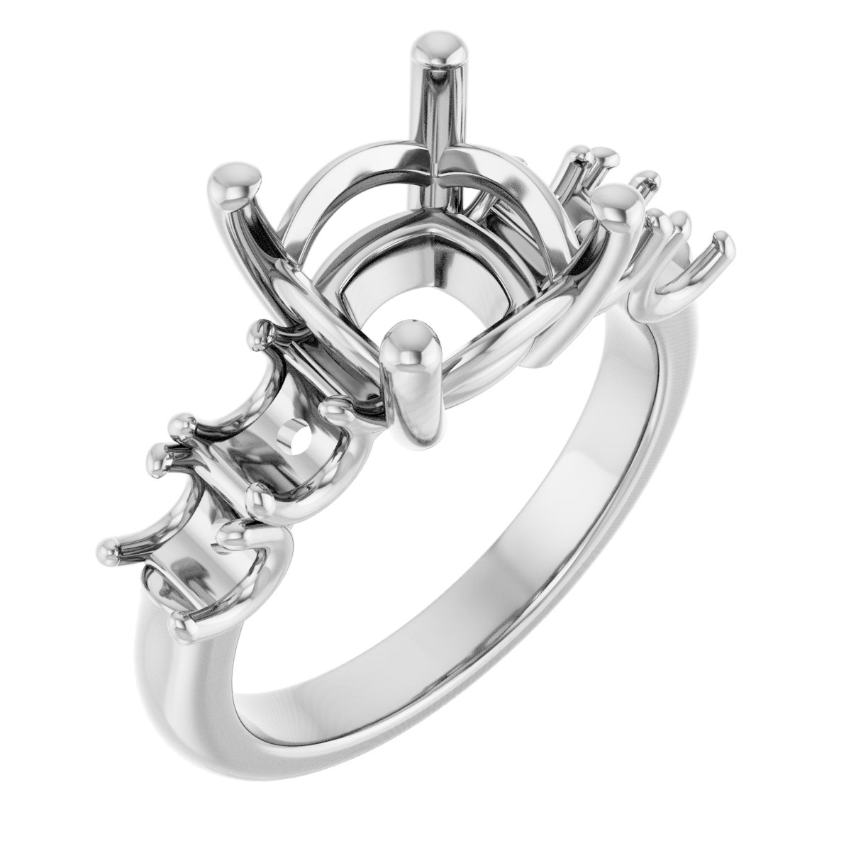 Accented Engagement Ring