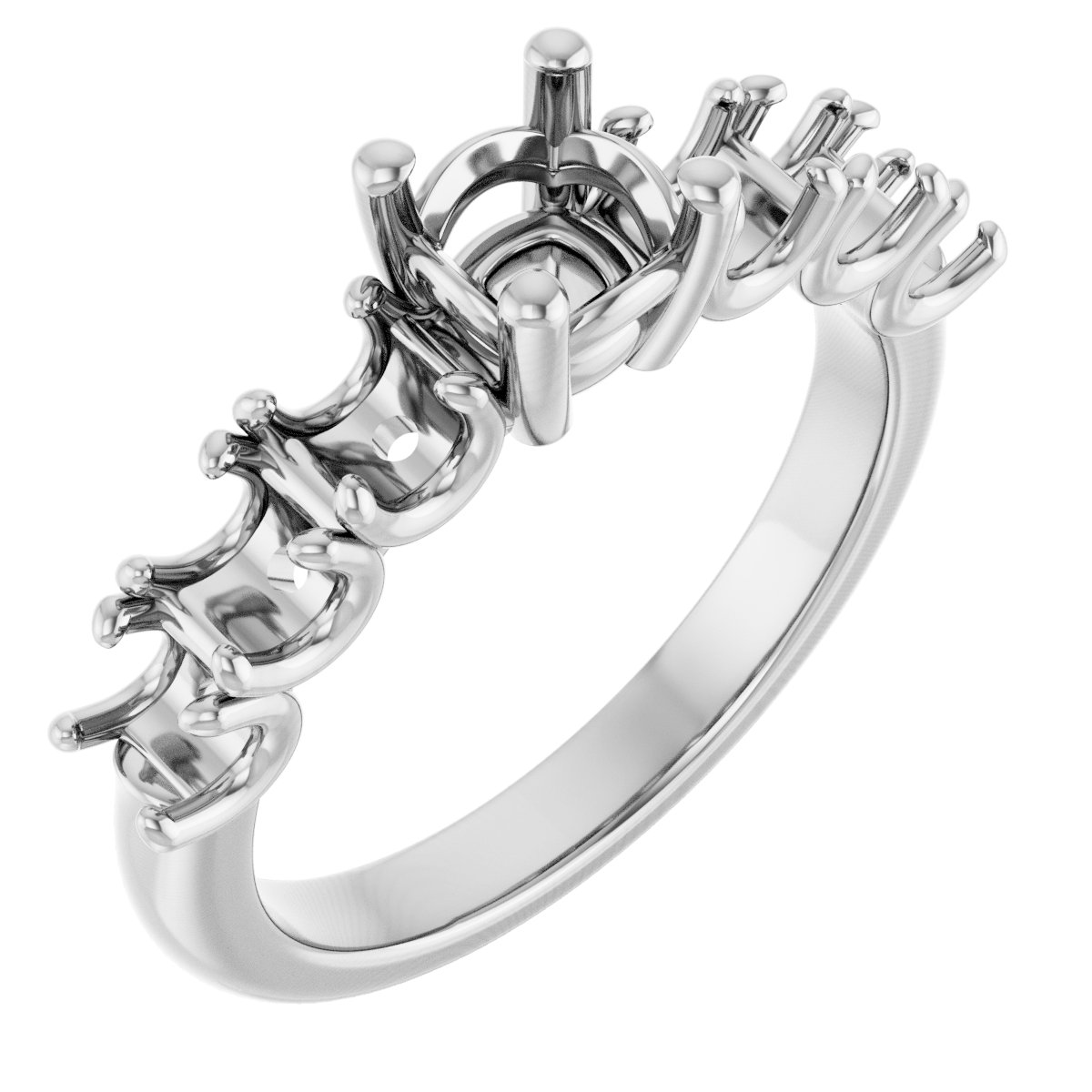 Accented Engagement Ring