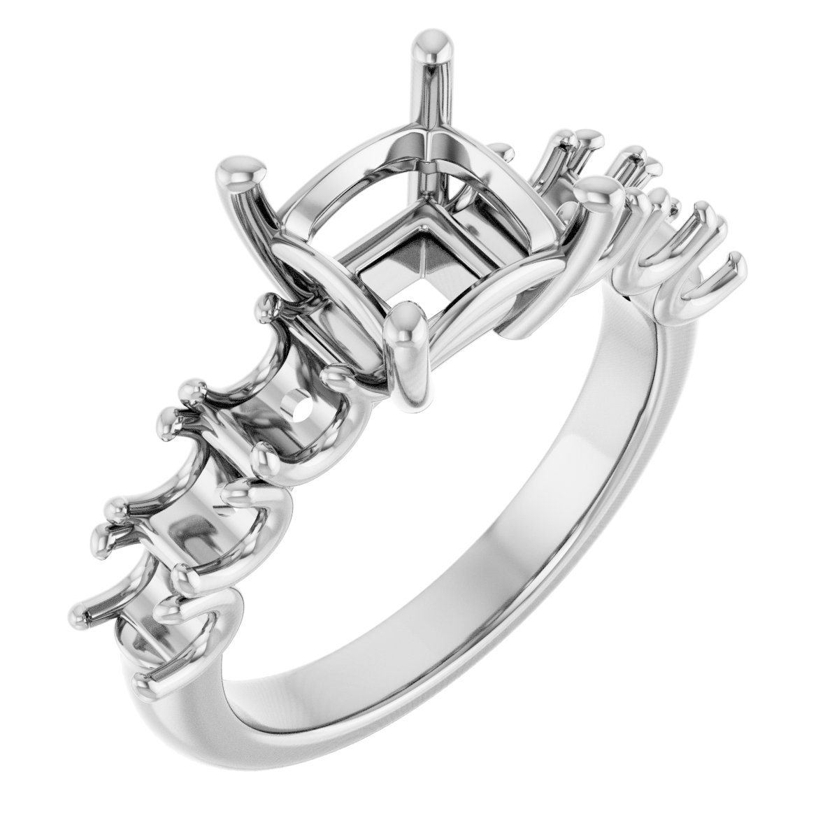 Accented Engagement Ring