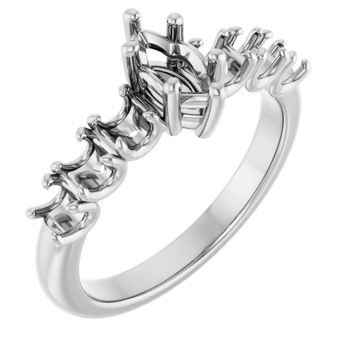 Accented Engagement Ring