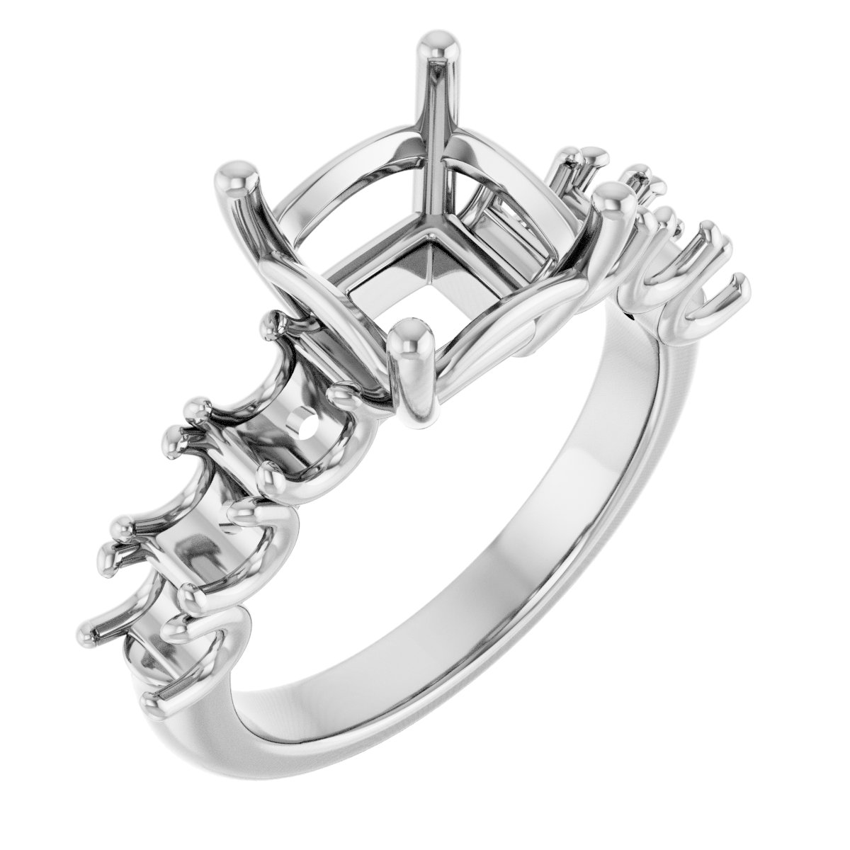 Accented Engagement Ring
