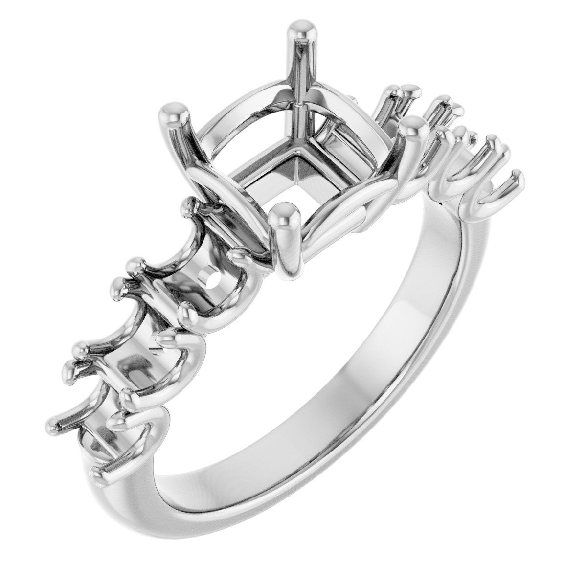 Accented Engagement Ring