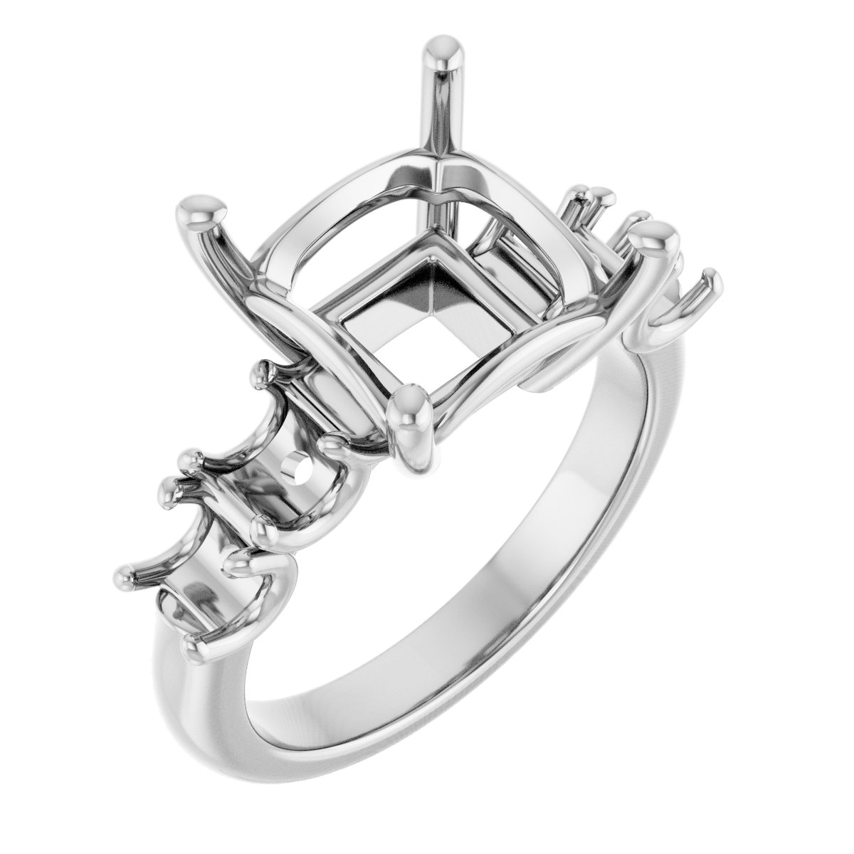 Accented Engagement Ring