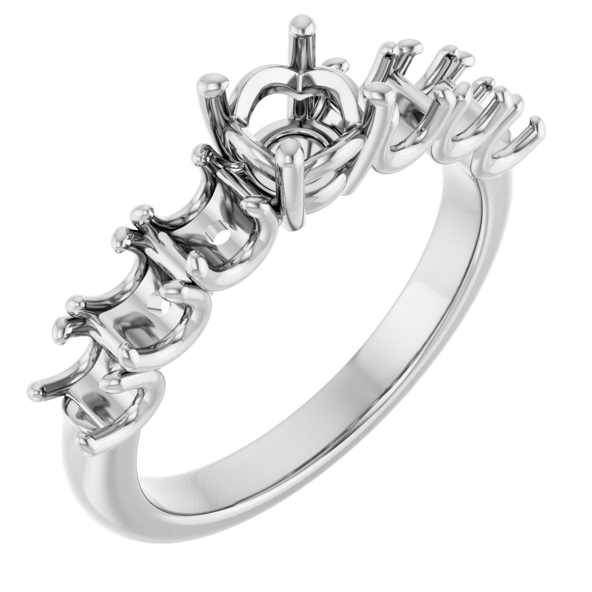 Accented Engagement Ring