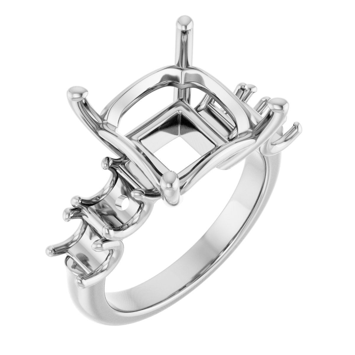 Accented Engagement Ring