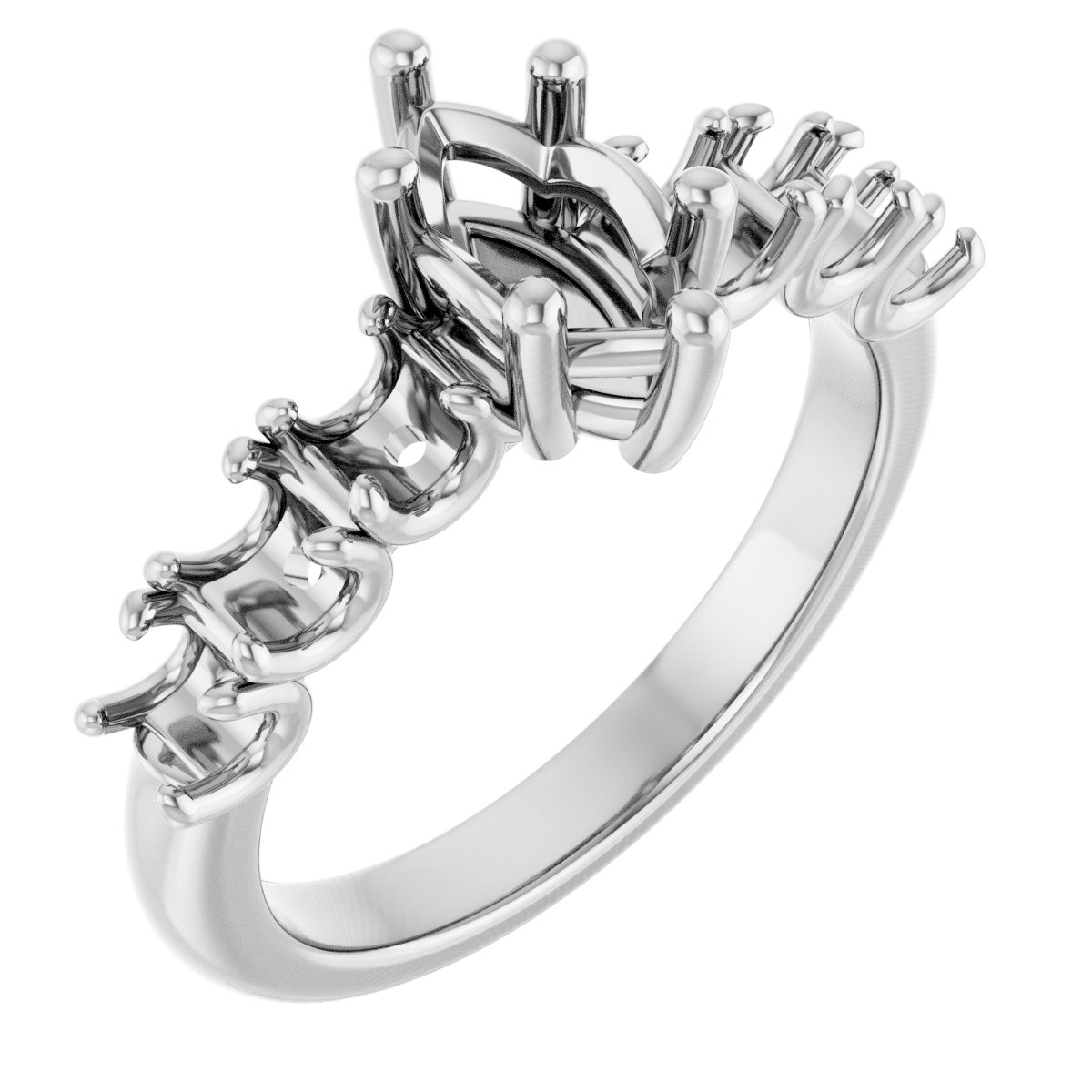 Accented Engagement Ring