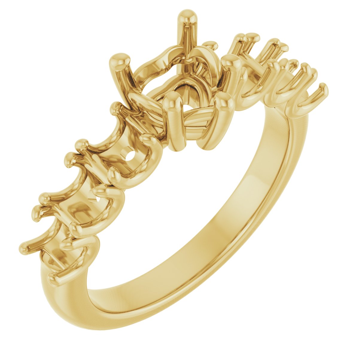 Accented Engagement Ring